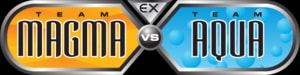 Team Magma vs Team Aqua set logo