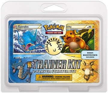 HGSS Trainer Kit Gyarados and Raichu set logo