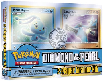 DP Trainer Kit Manaphy and Lucario set logo