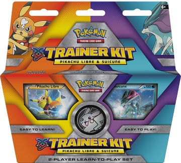 XY Trainer Kit Pikachu Libre and Suicune set logo