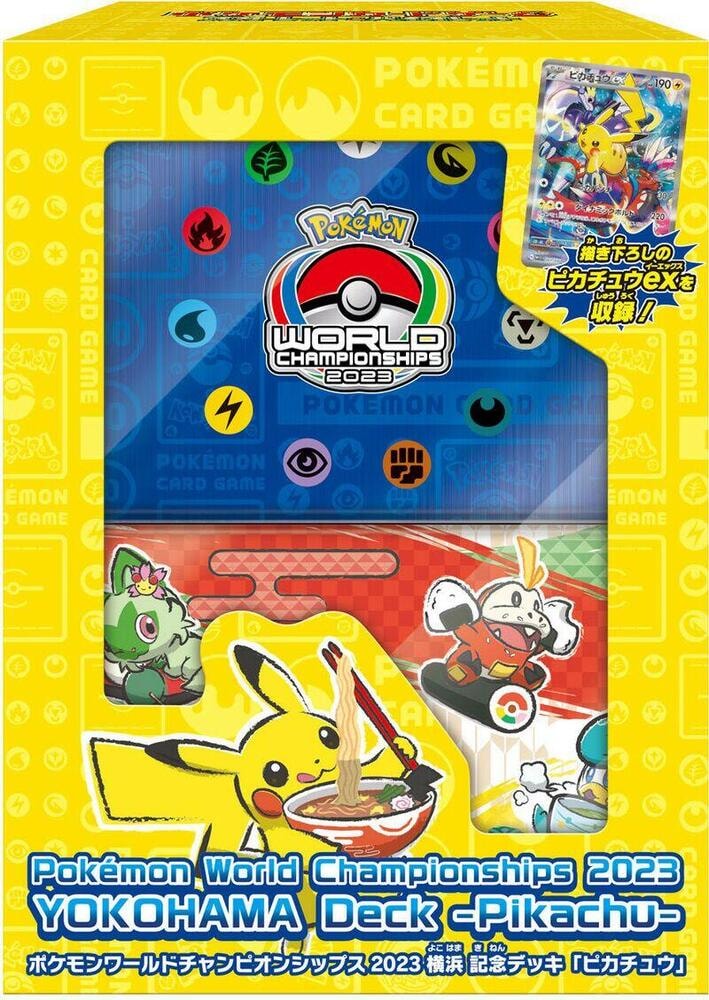 WCS23 2023 World Championships Yokohama Deck Pikachu set logo