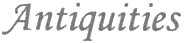 Antiquities set logo