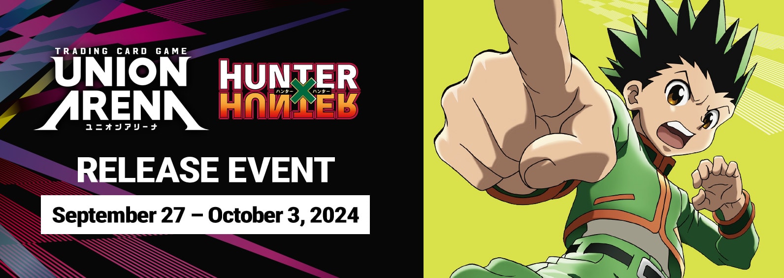 UE02BT HUNTER X HUNTER Release Event Cards set logo
