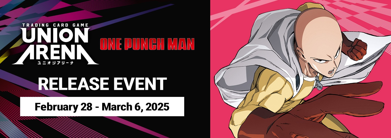UE06BT One Punch Man Release Event Cards set logo