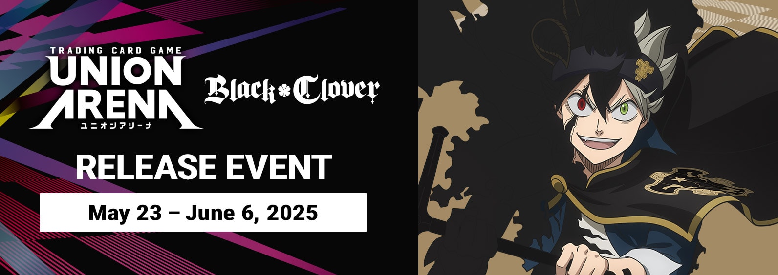 UE08BT Black Clover Release Event Cards set logo