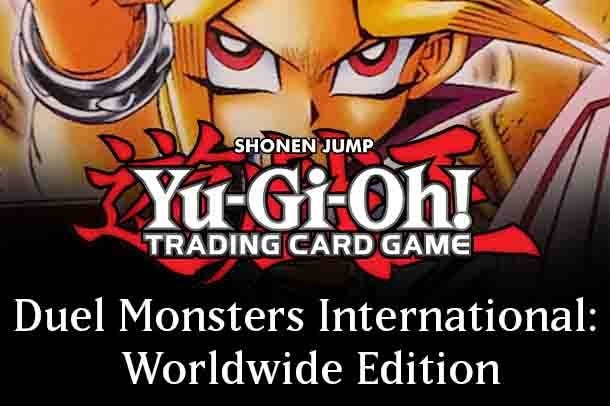 Yu Gi Oh Duel Monsters International Worldwide Edition set logo