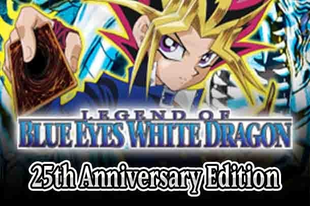 Legend of Blue Eyes White Dragon 25th Anniversary Edition set logo