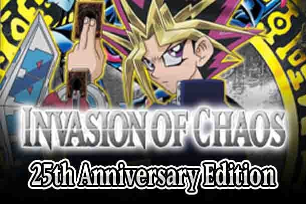 Invasion of Chaos 25th Anniversary Edition set logo