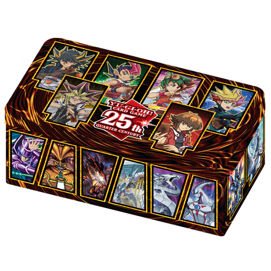 25th Anniversary Tin Dueling Heroes set logo