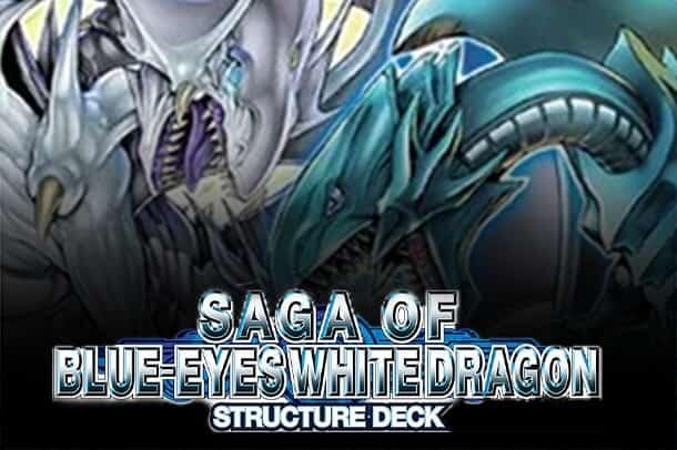 Structure Deck Saga of Blue Eyes White Dragon 2020 Date Reprint set logo